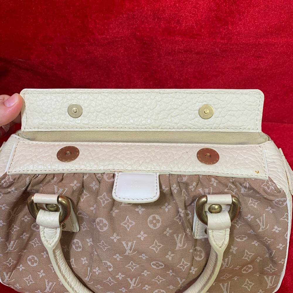 Louis Vuitton Trapeze Pm Camel Mini Lin Hobo Bag - Picture 8 of 15